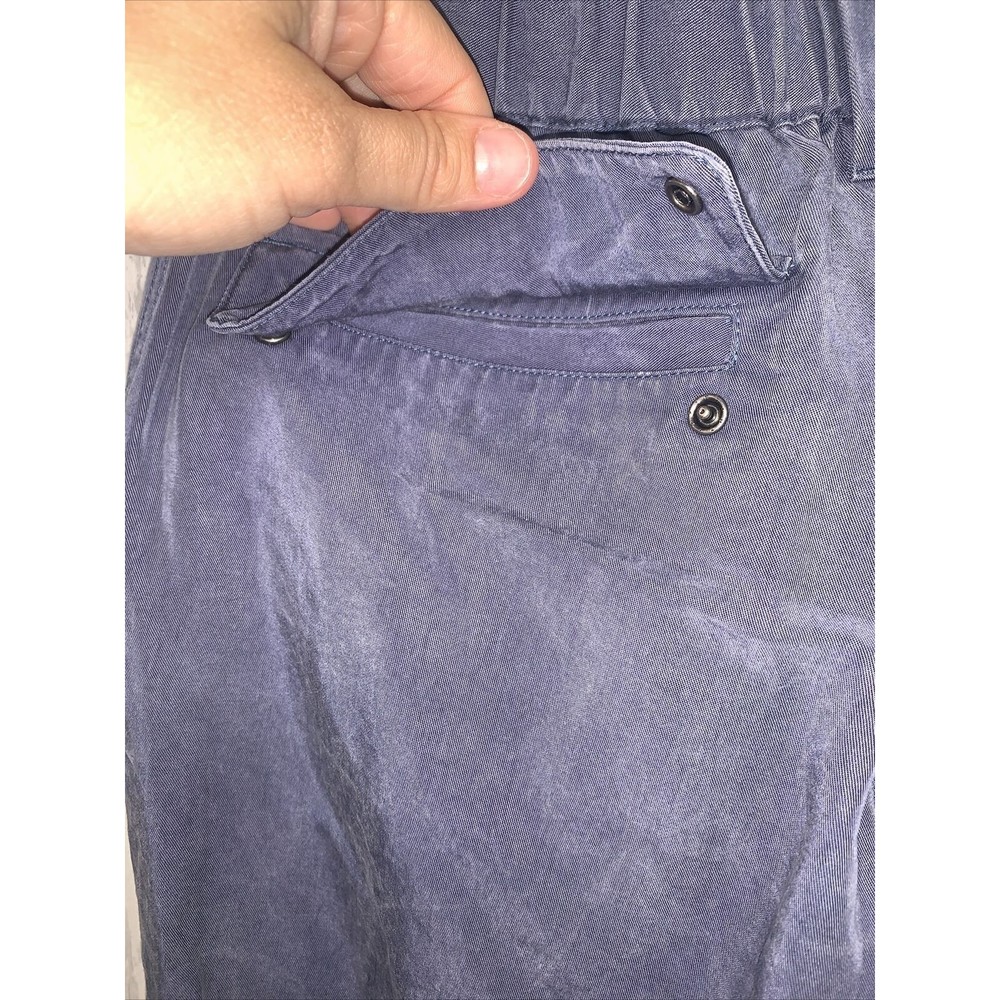 Womens Size 0 Patagonia Twill Joggers Blue EUC - Picture 5 of 7